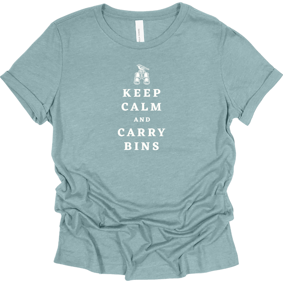Keep Calm and Carry Bins Women's T-Shirt