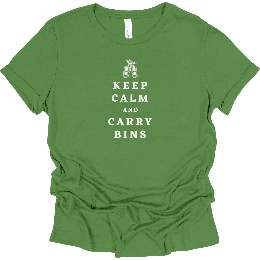 Keep Calm and Carry Bins Women's T-Shirt