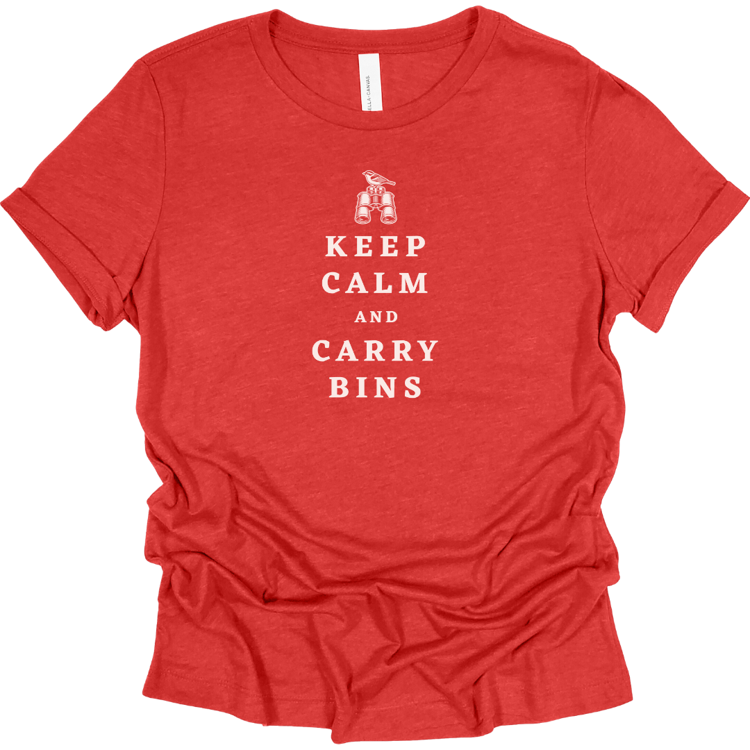 Keep Calm and Carry Bins Women's T-Shirt