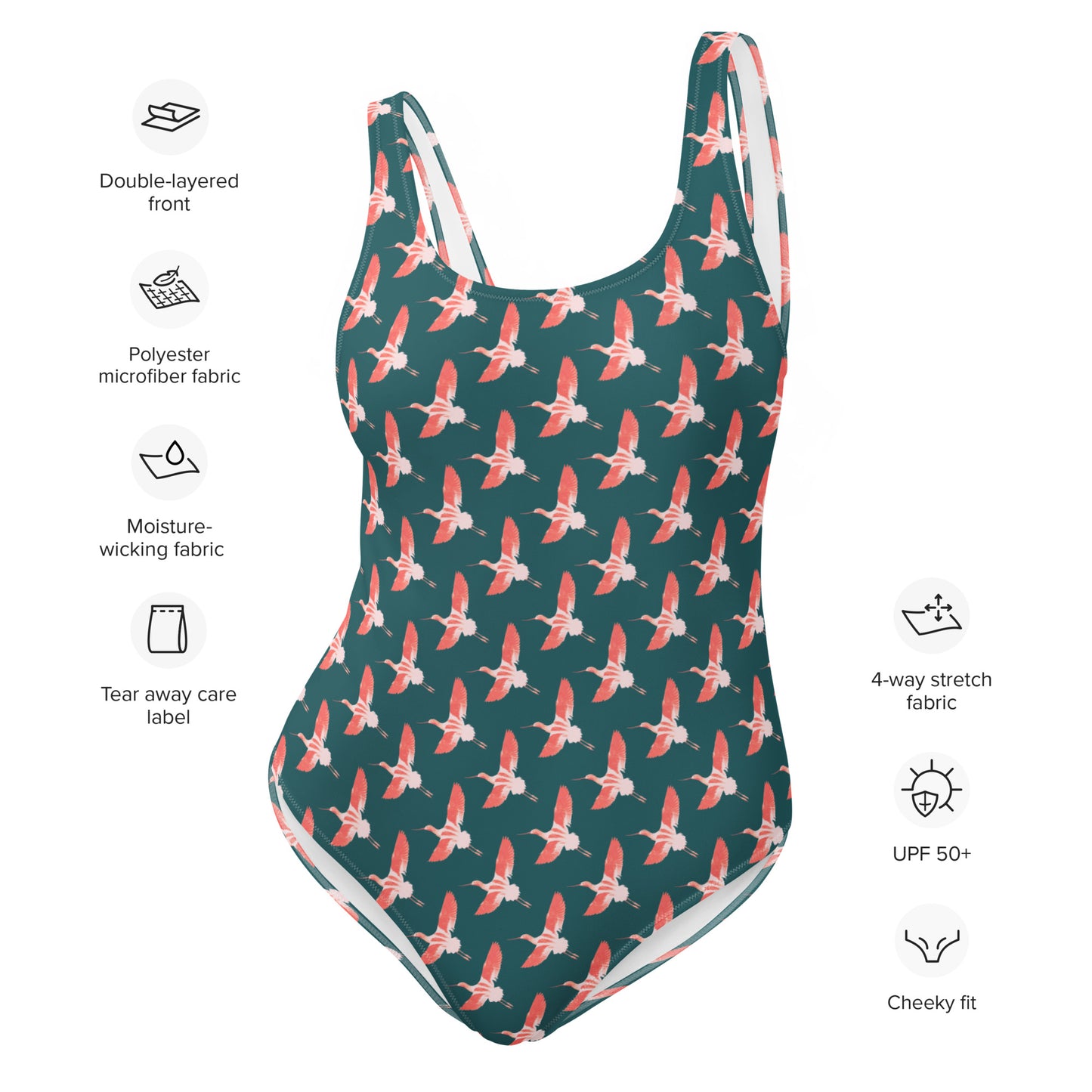 American Avocet One-Piece Swimsuit