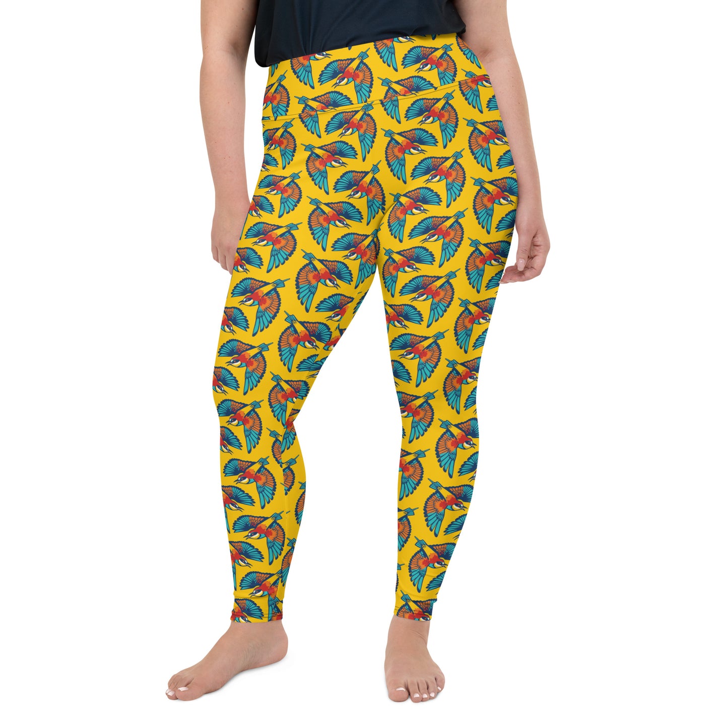 European Bee-Eater Plus Size Yoga Leggings