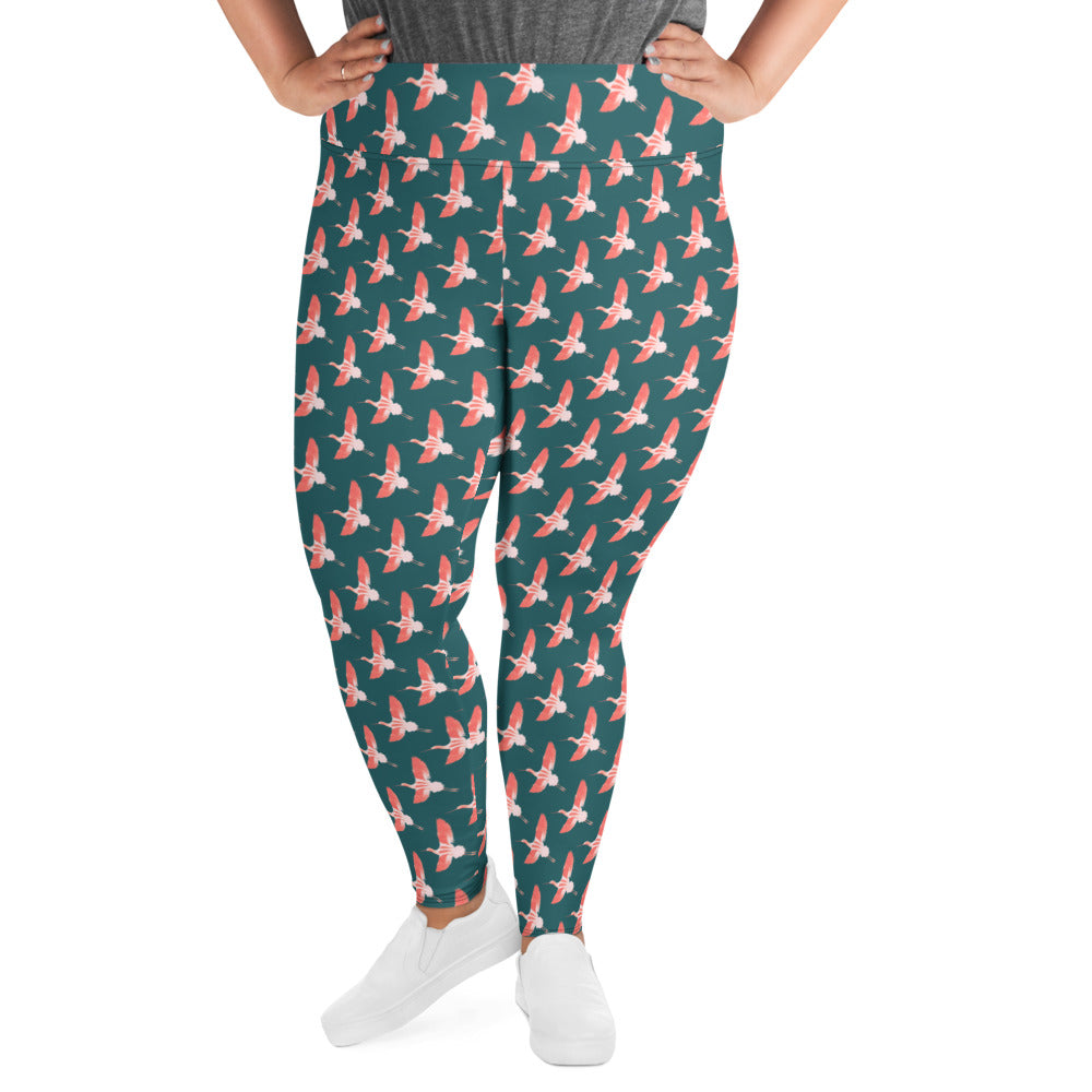 American Avocet Plus Size Yoga Leggings
