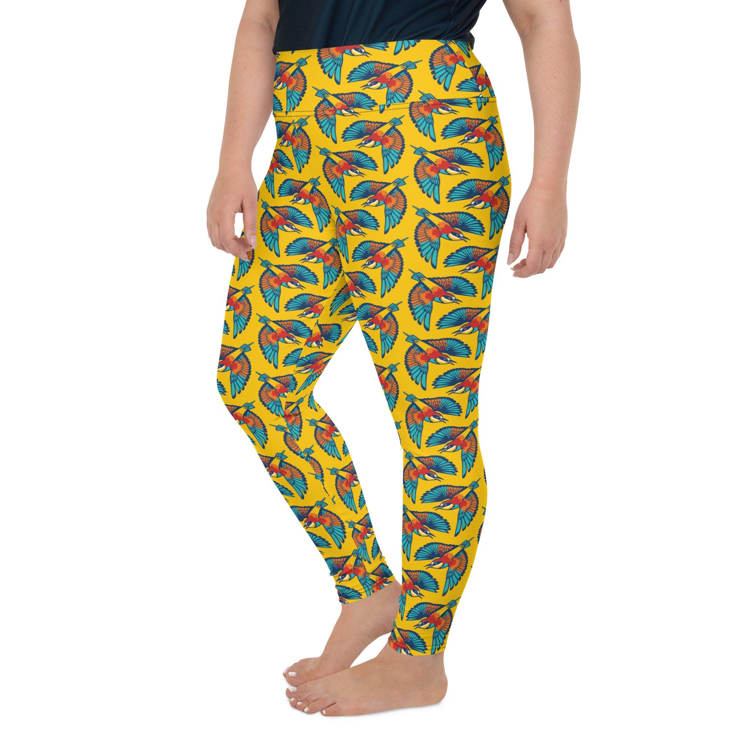 European Bee-Eater Plus Size Yoga Leggings