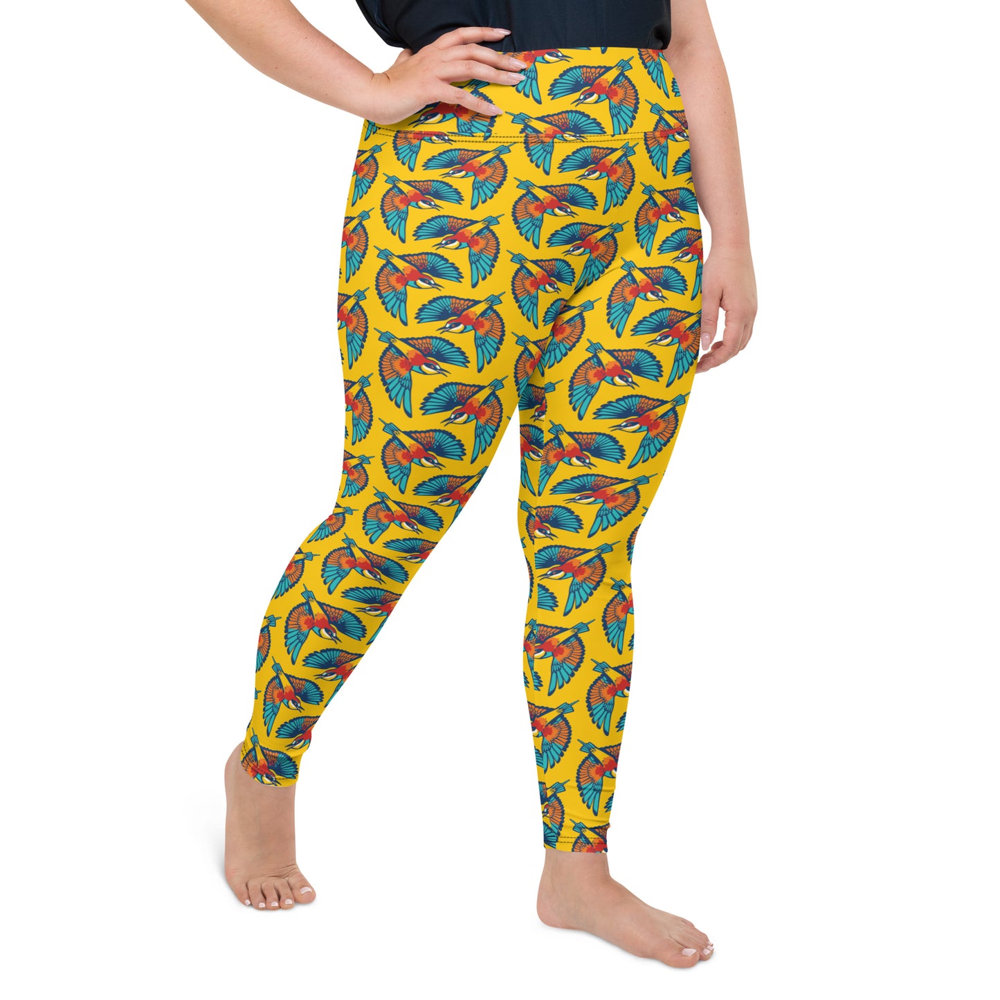 European Bee-Eater Plus Size Yoga Leggings