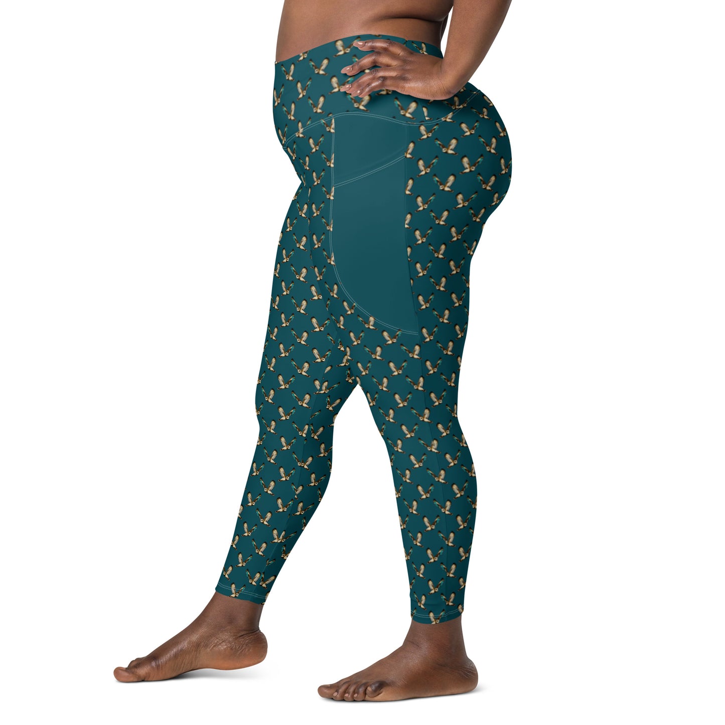 Short-Eared Owl Leggings with Pockets