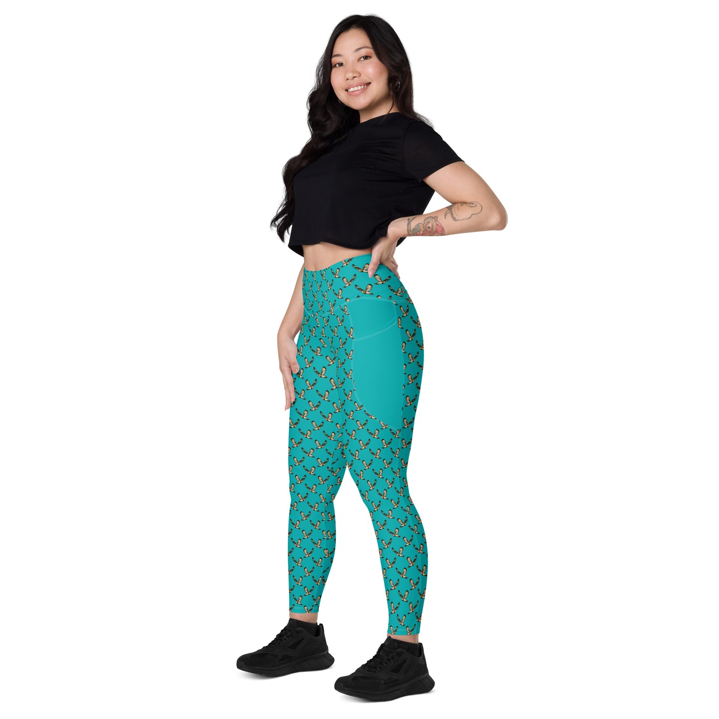 Short-Eared Owl Leggings with Pockets