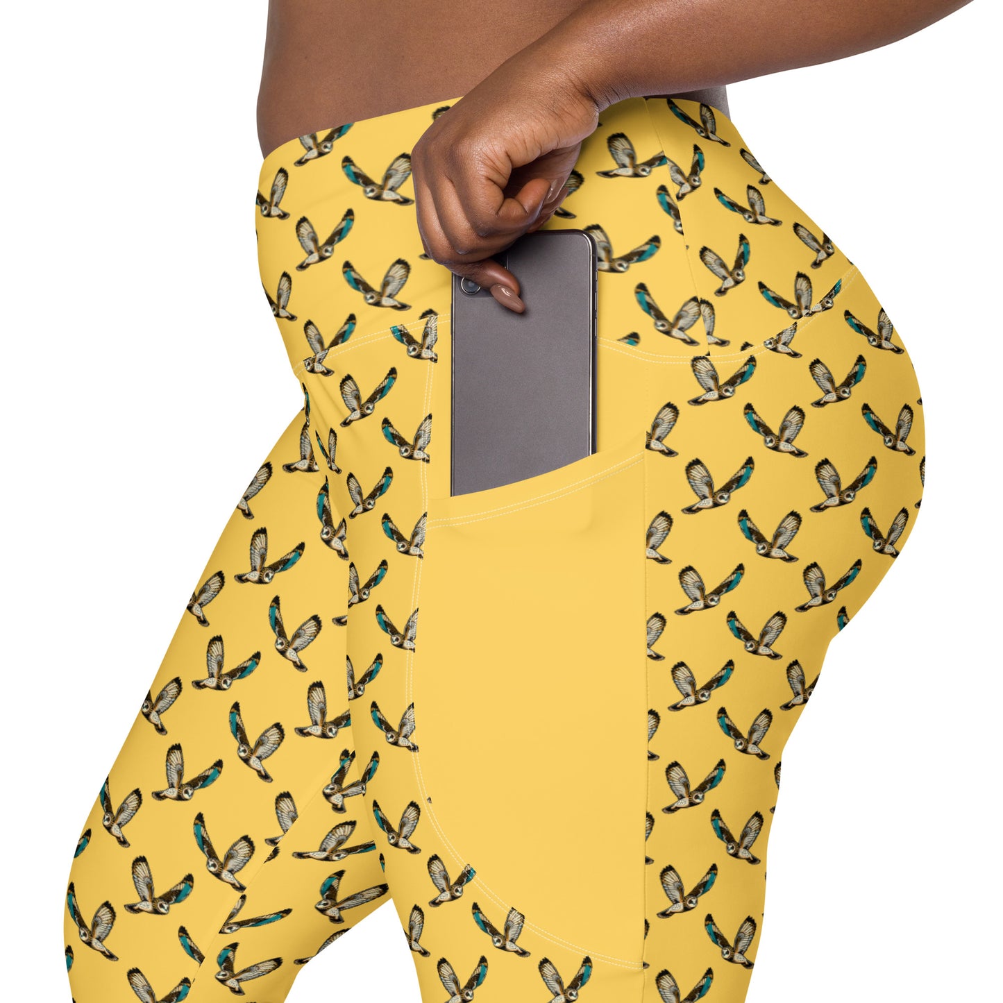 Short-Eared Owl Leggings with Pockets