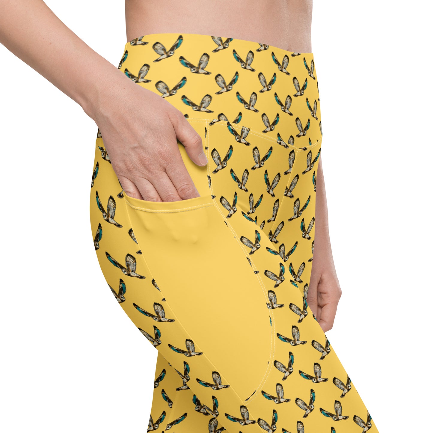 Short-Eared Owl Leggings with Pockets
