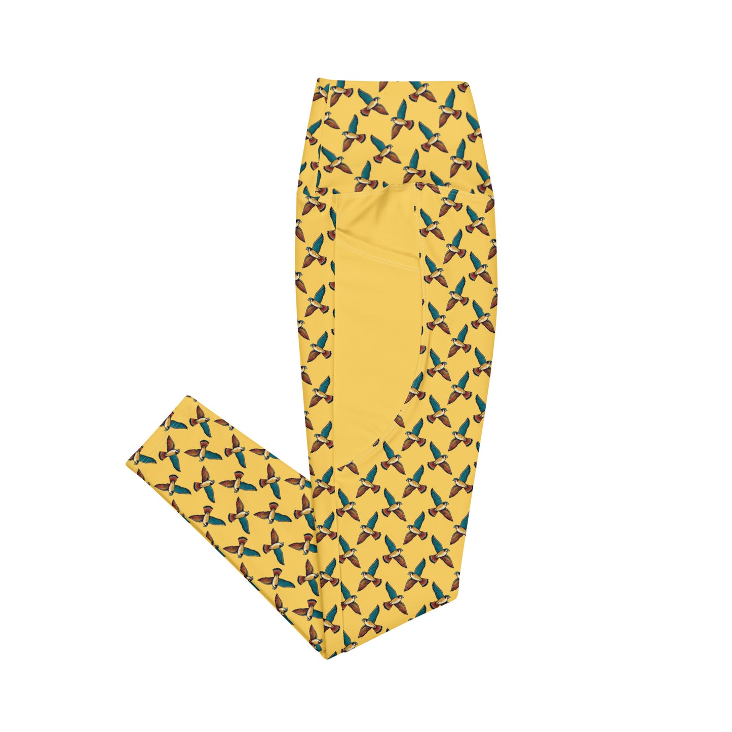 Peregrine Falcon Leggings with Pockets