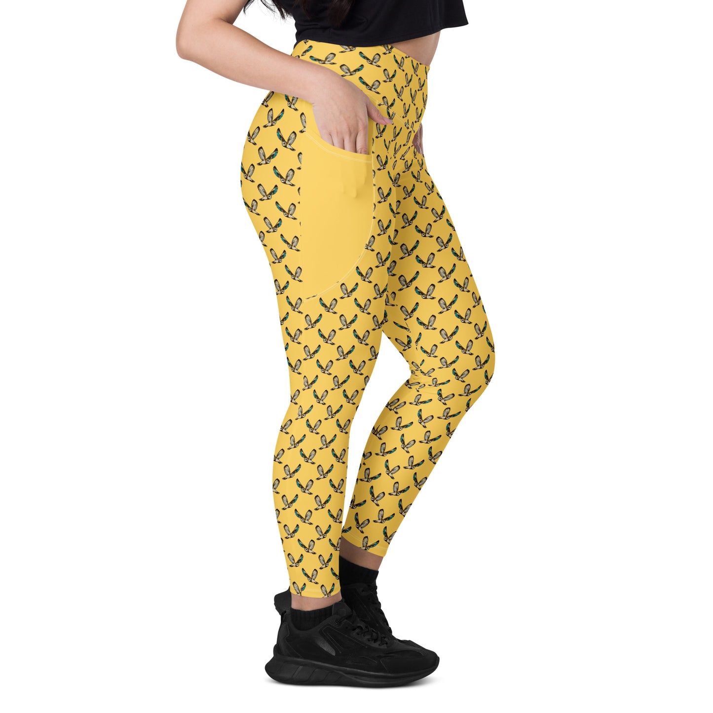 Short-Eared Owl Leggings with Pockets