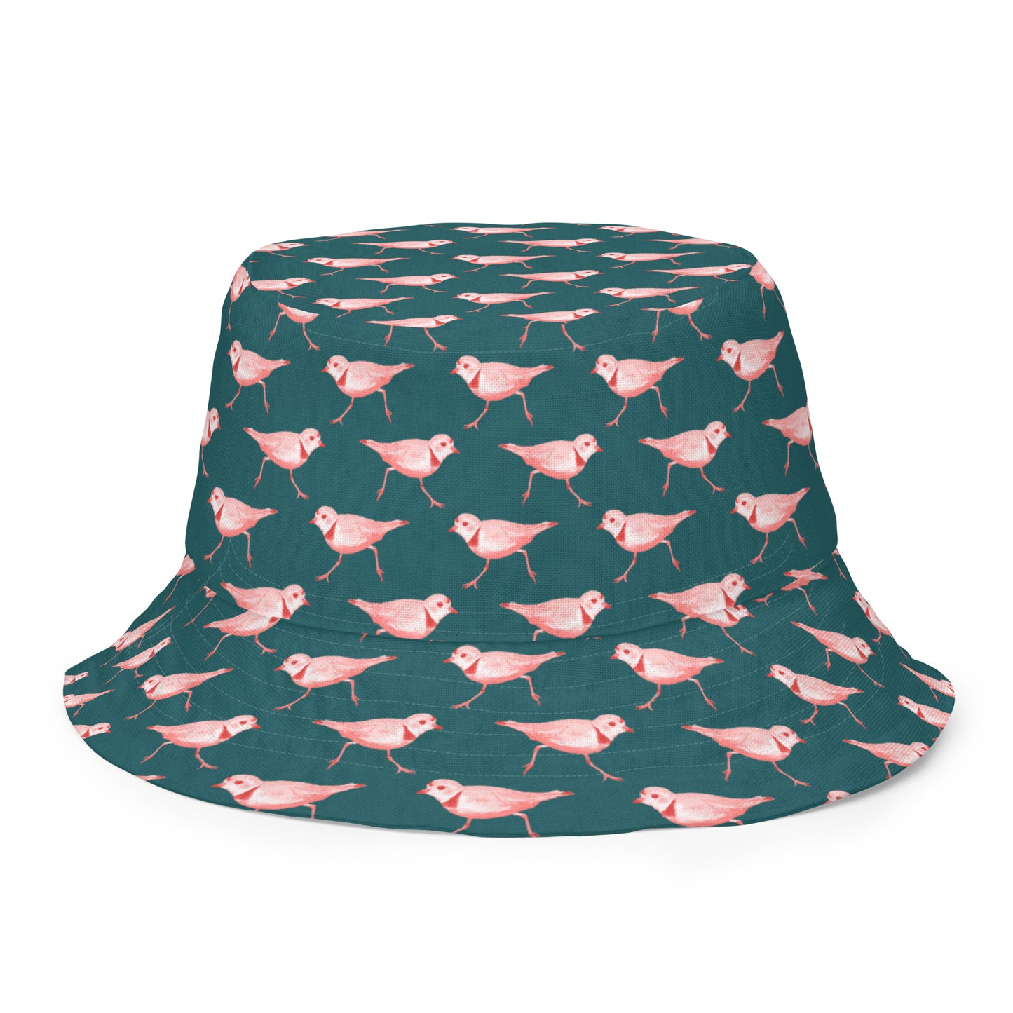 Reversible Bucket Hat - American Avocet and Piping Plover