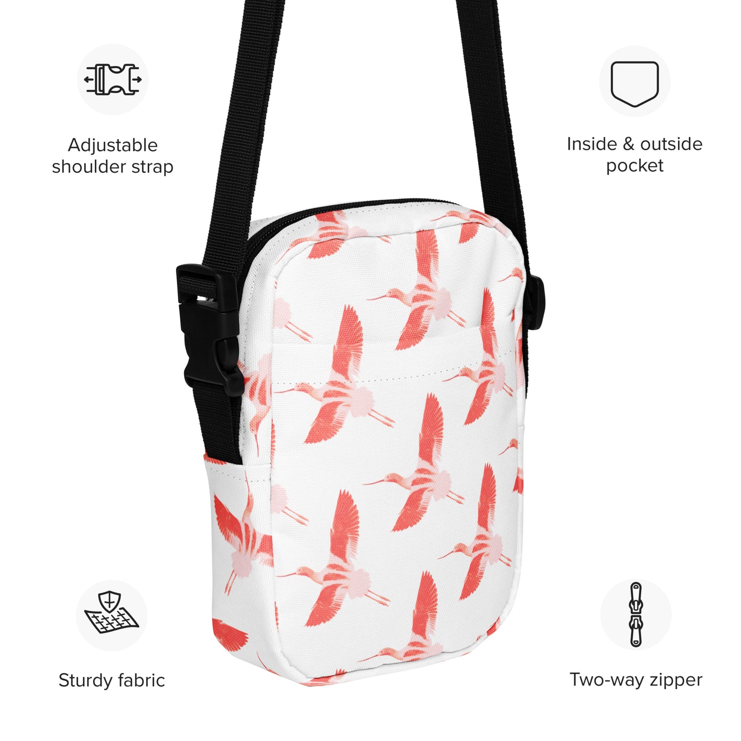 American Avocet Utility Crossbody Bag