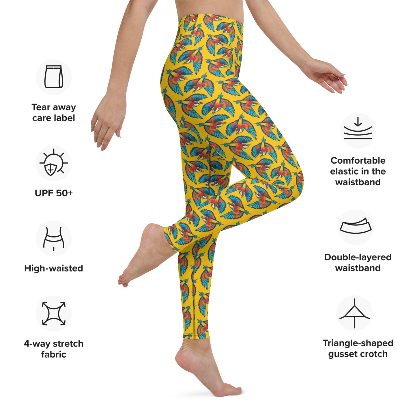 European Bee-Eater Yoga Leggings