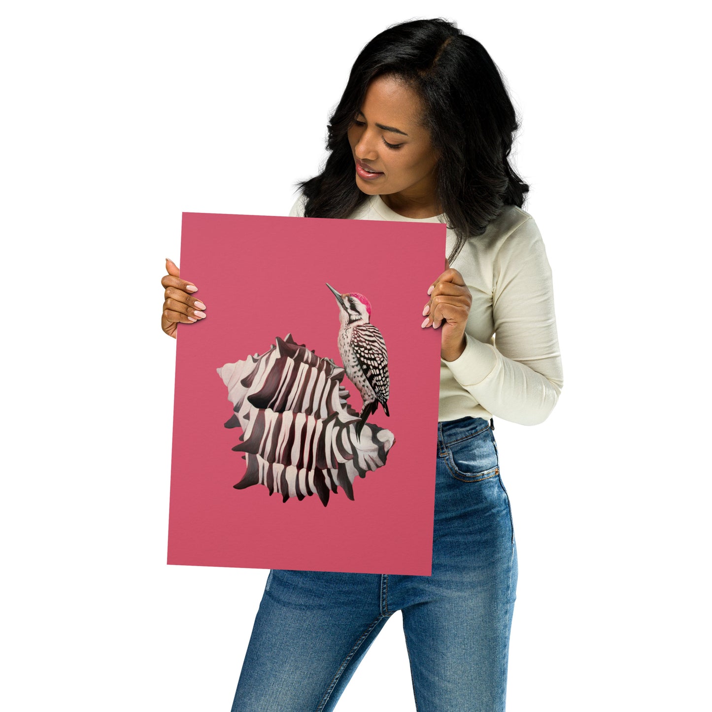 Woodpecker & Murex Matte Poster