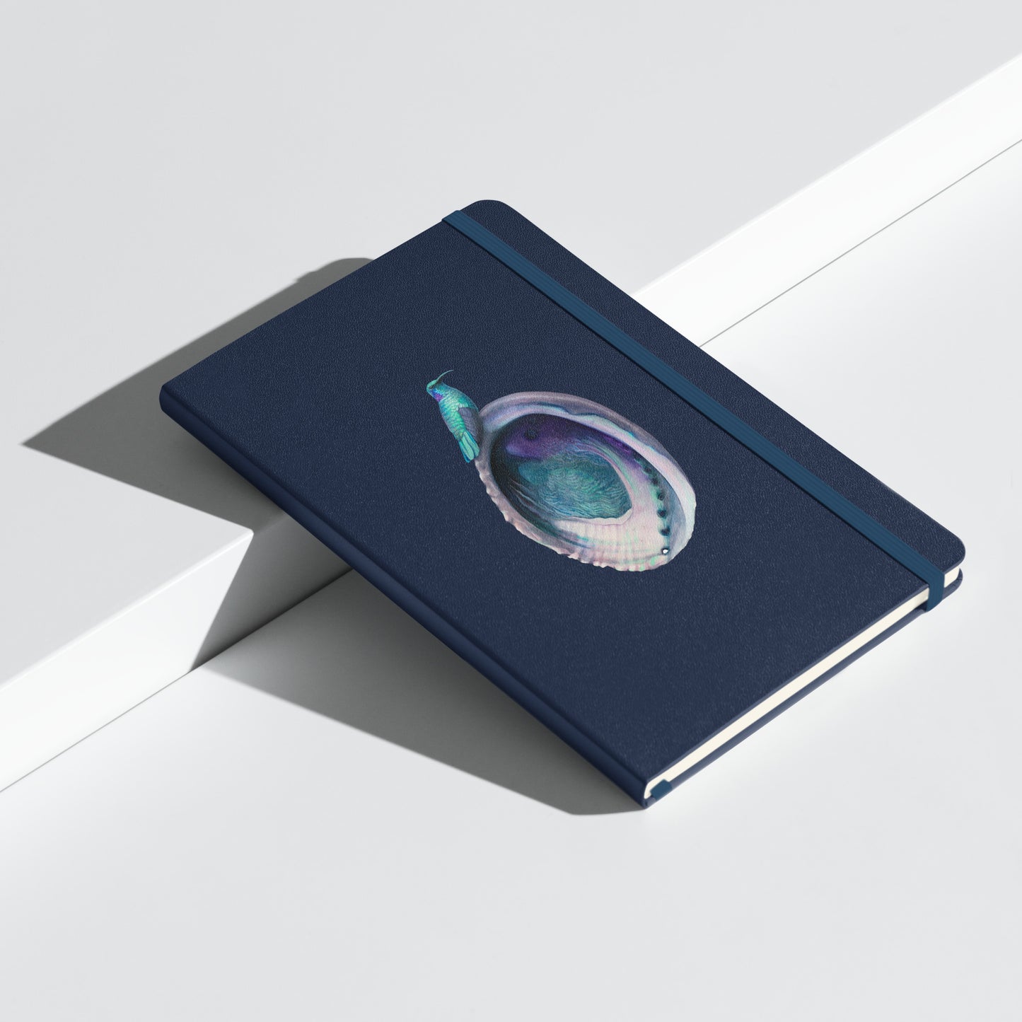 Hummingbird & Abalone Hardcover Notebook