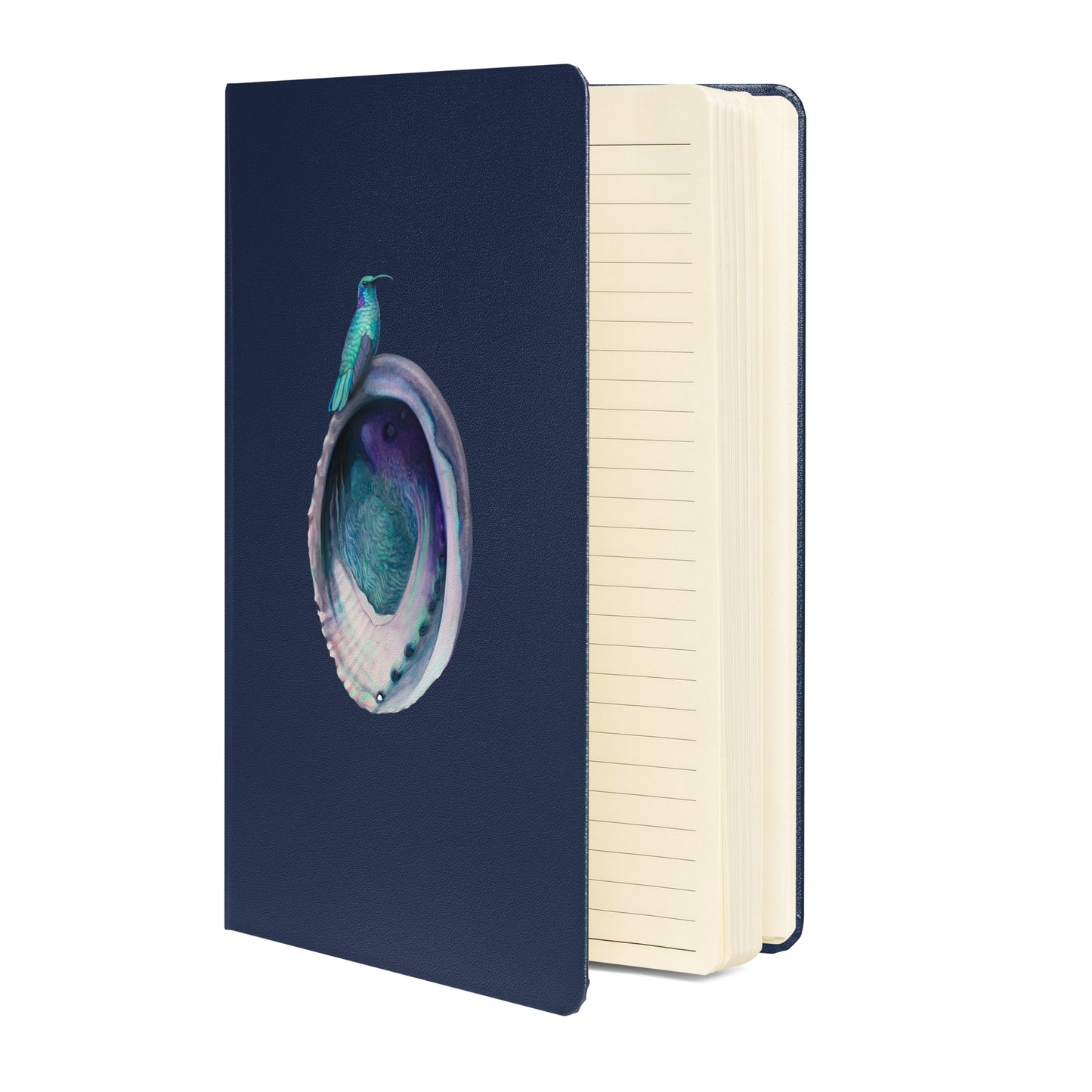 Hummingbird & Abalone Hardcover Notebook