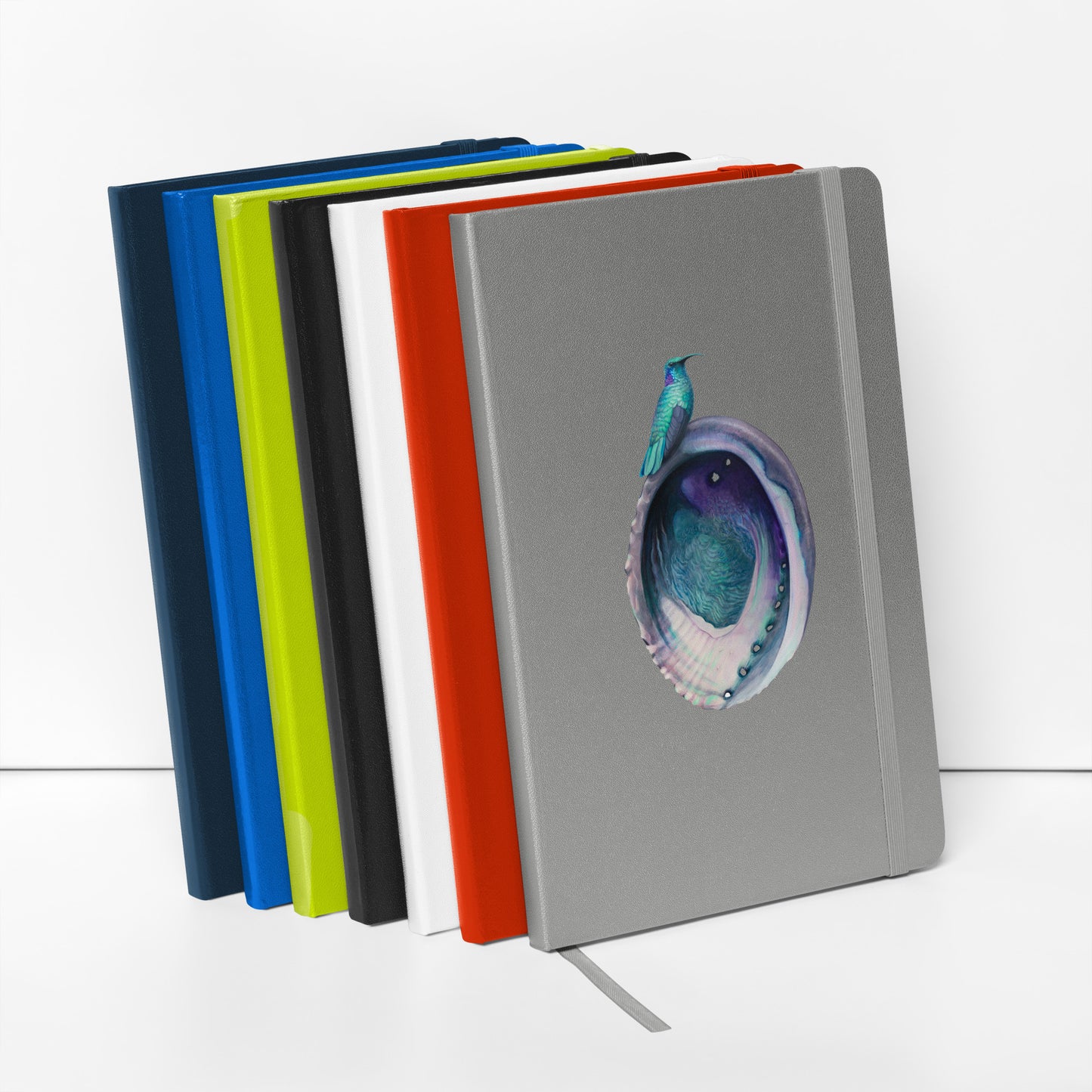 Hummingbird & Abalone Hardcover Notebook