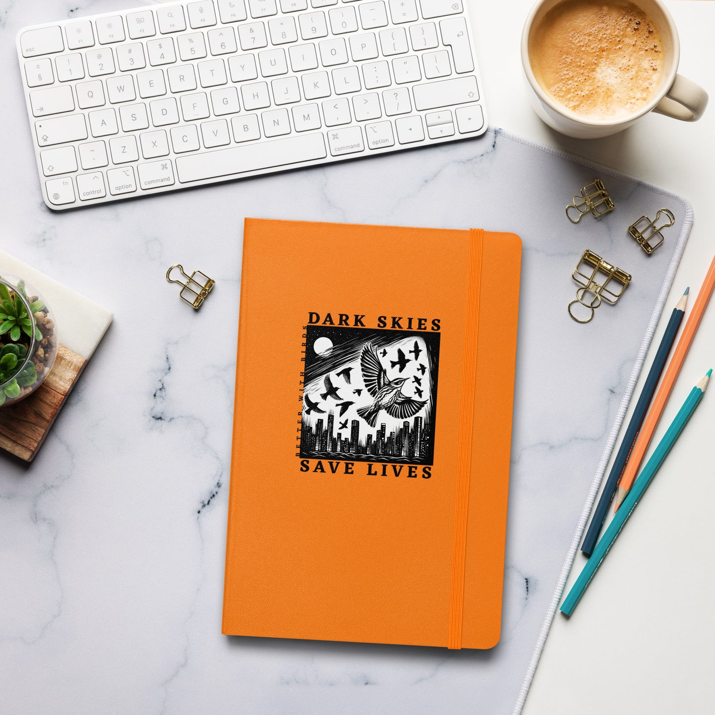 Dark Skies for Migration Hardcover Notebook