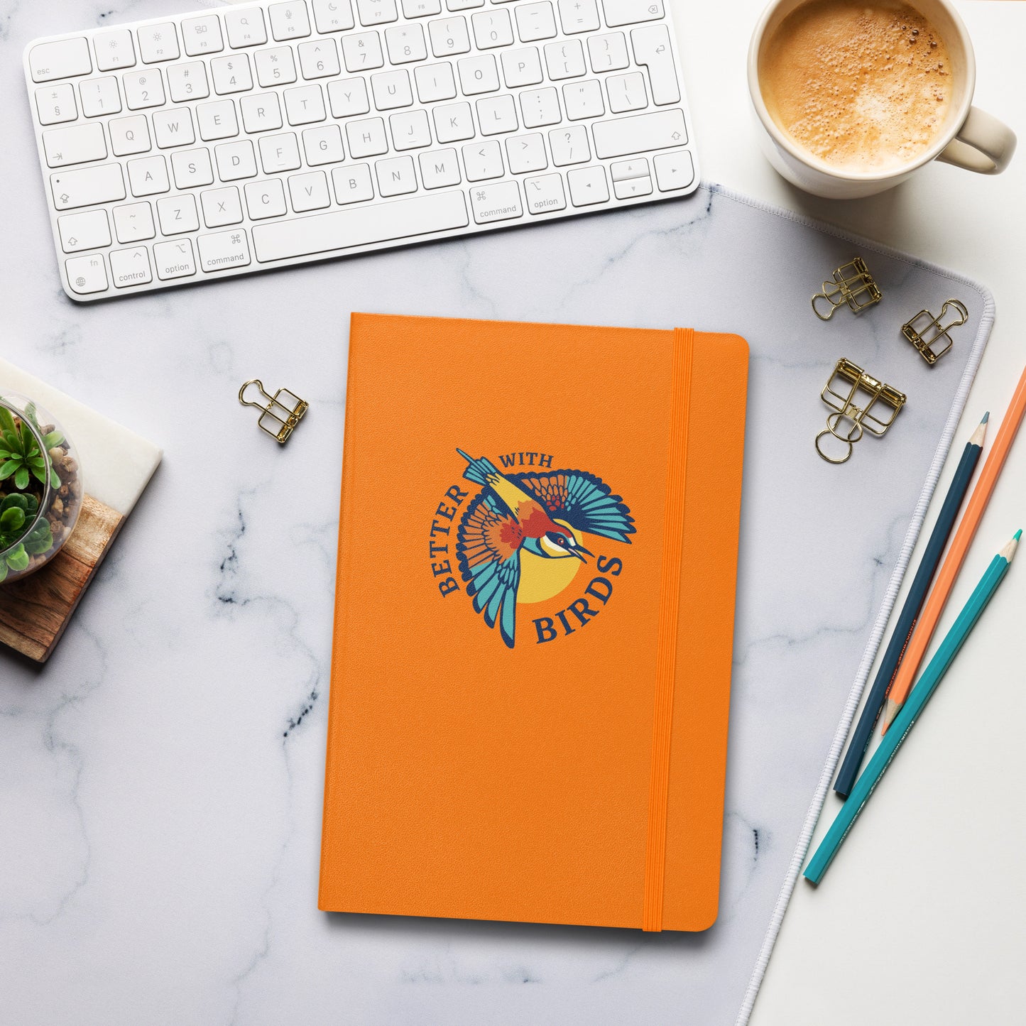 Better With Birds Hardcover Notebook