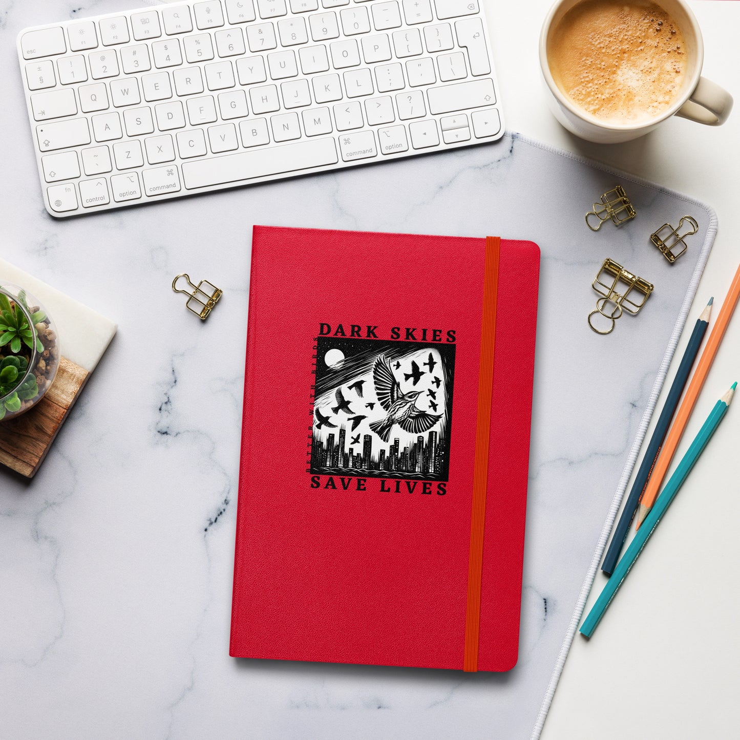 Dark Skies for Migration Hardcover Notebook