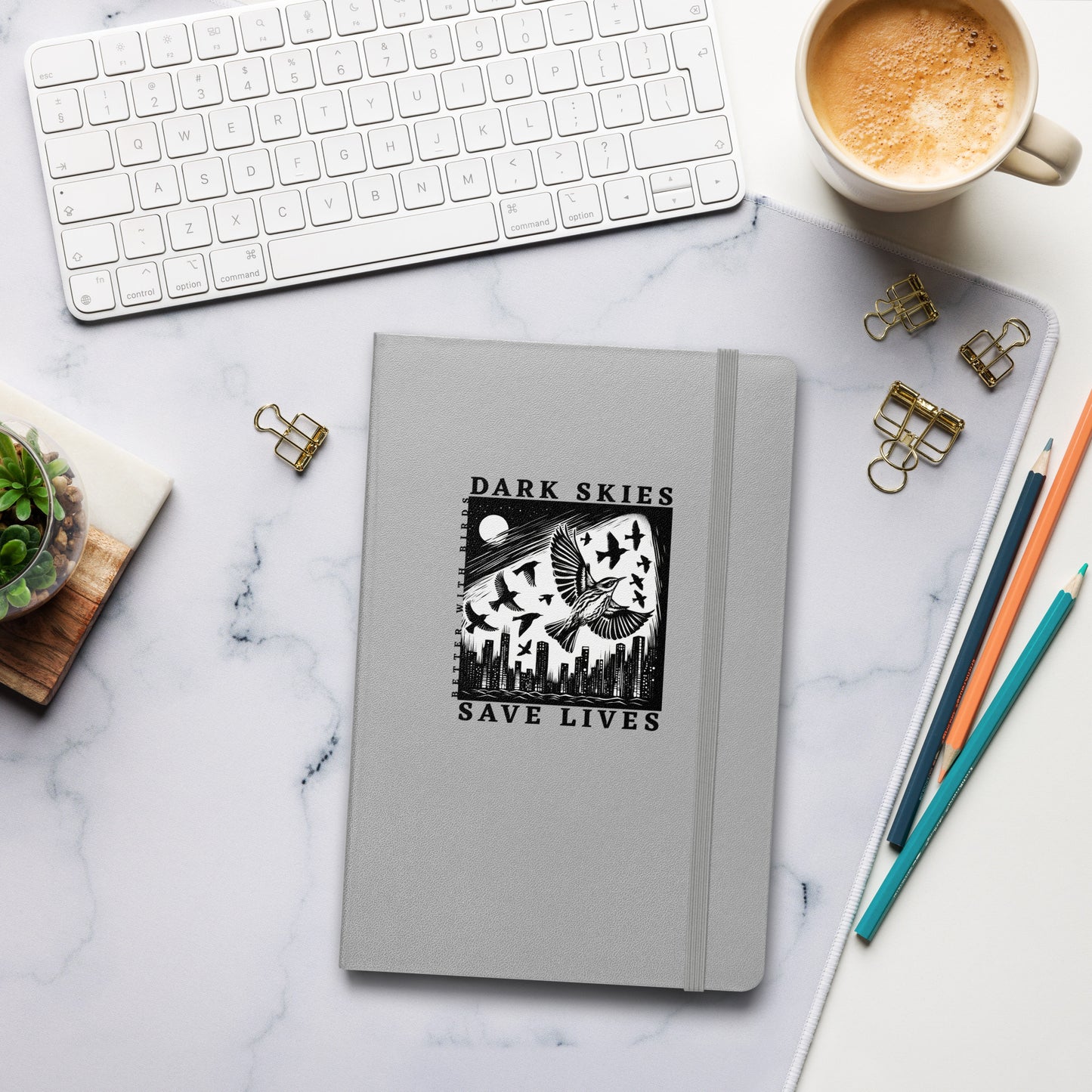 Dark Skies for Migration Hardcover Notebook