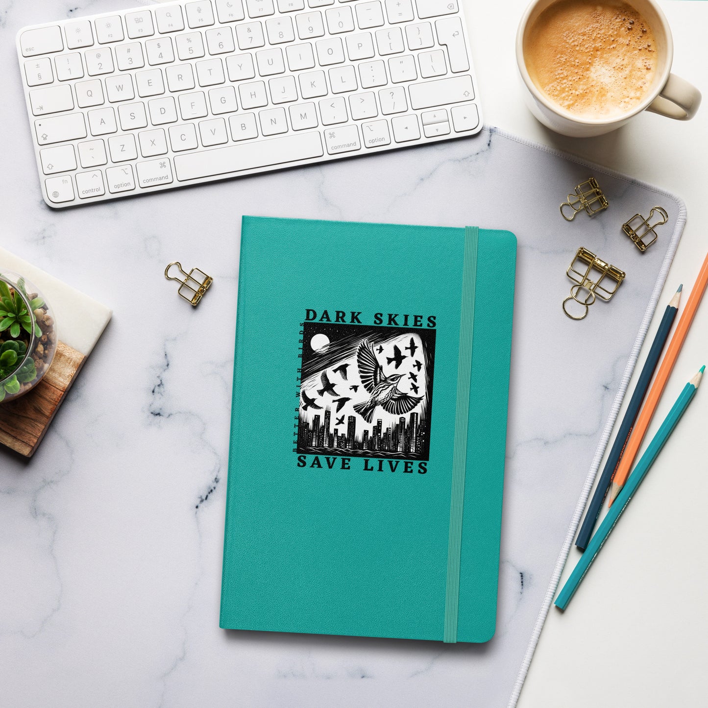 Dark Skies for Migration Hardcover Notebook