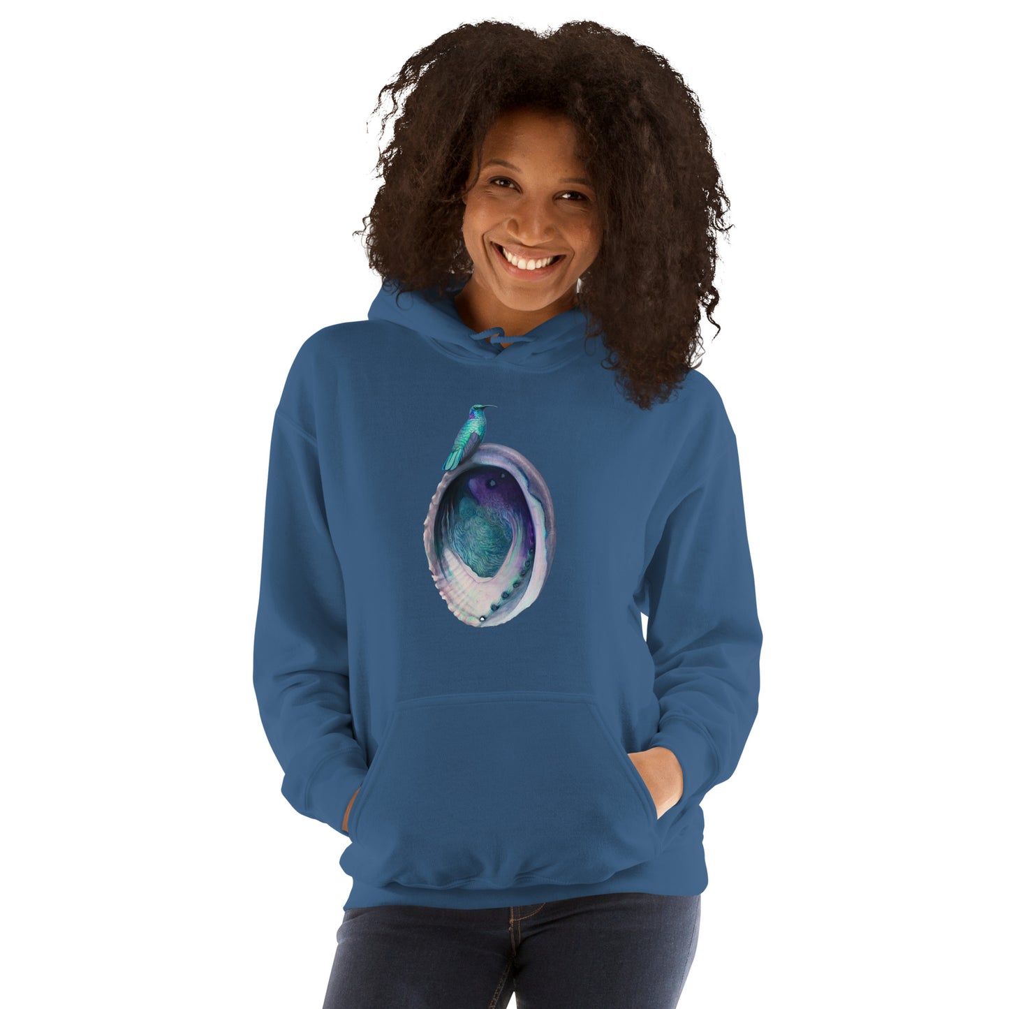 Hummingbird & Abalone Unisex Hoodie