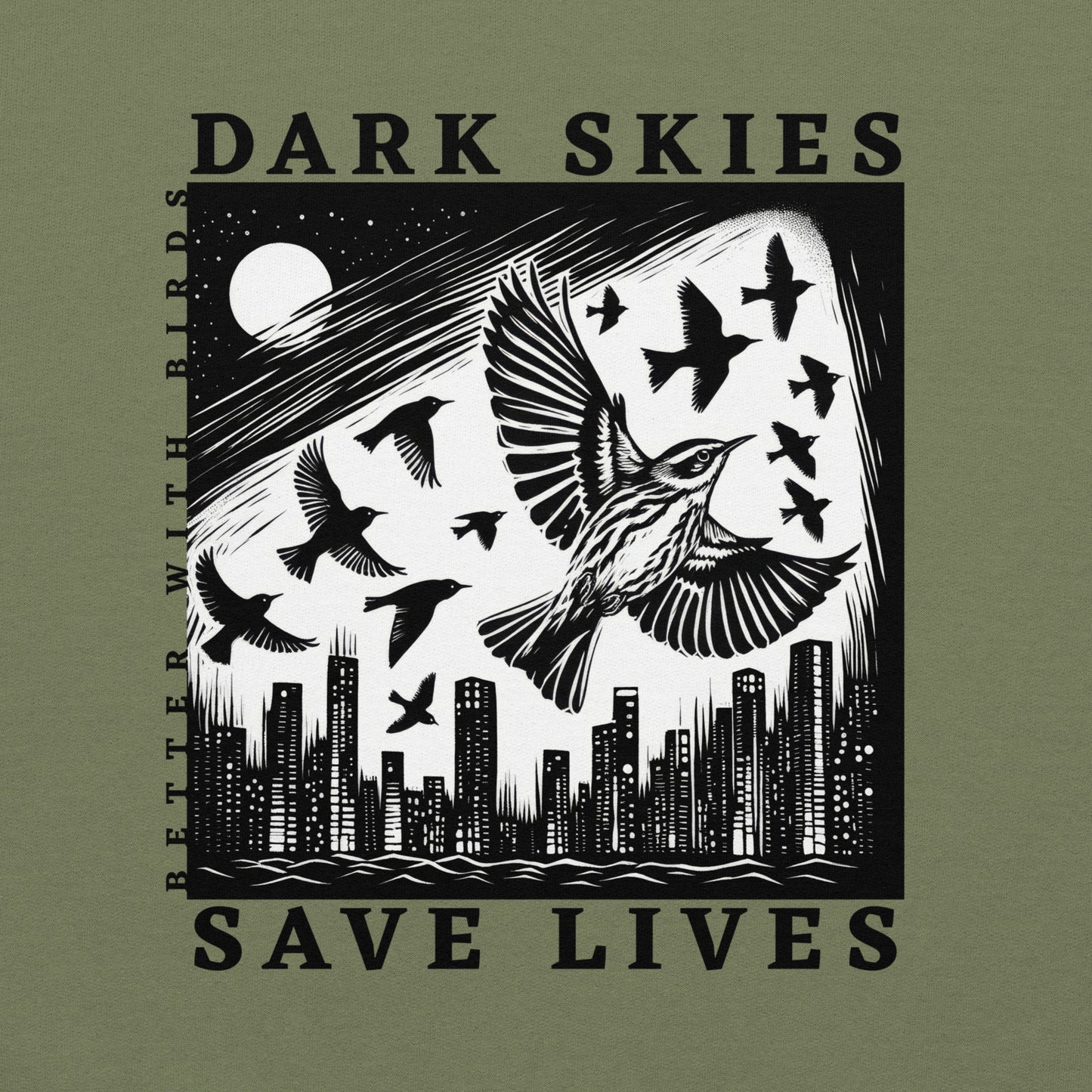 Dark Skies Save Lives Unisex Hoodie