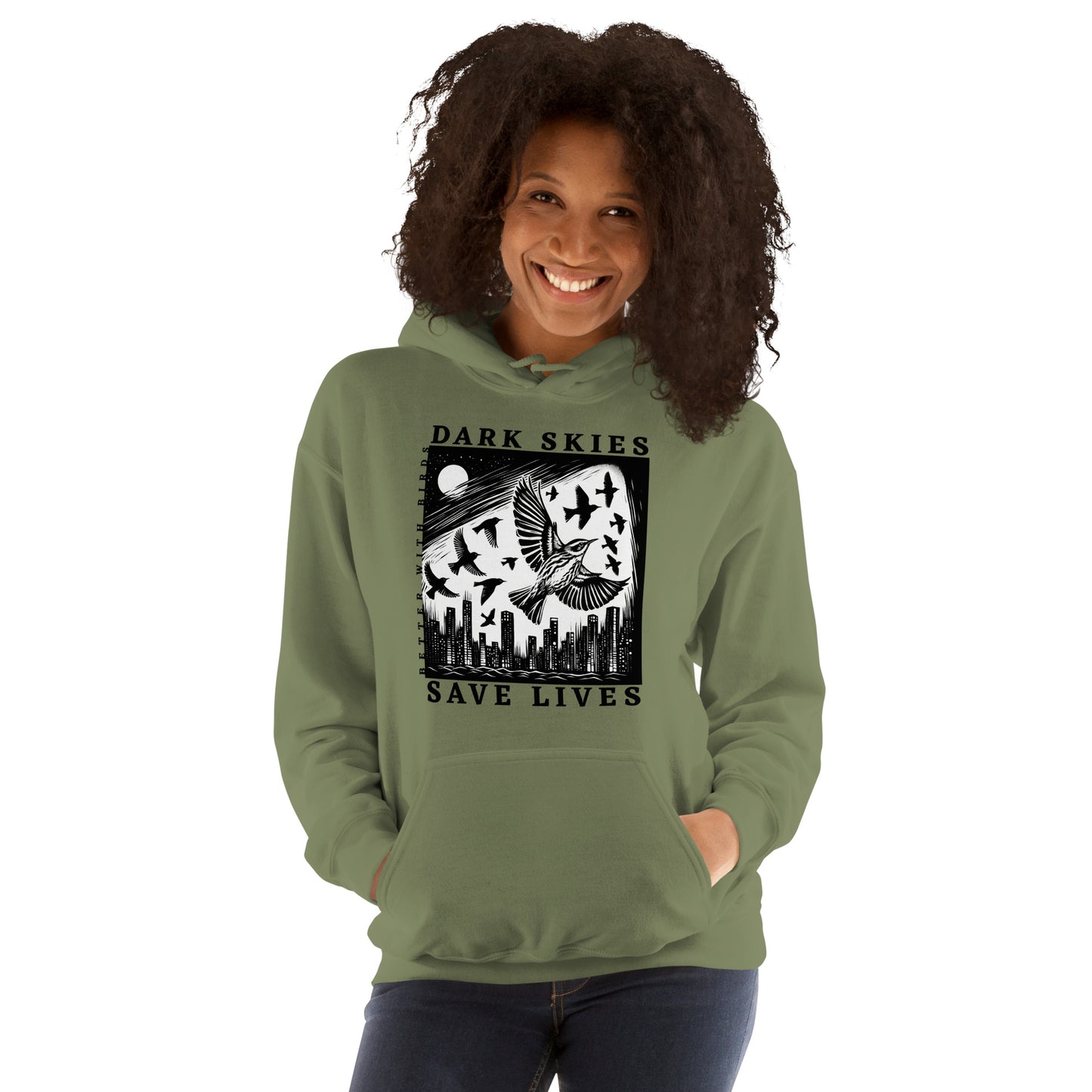 Dark Skies Save Lives Unisex Hoodie