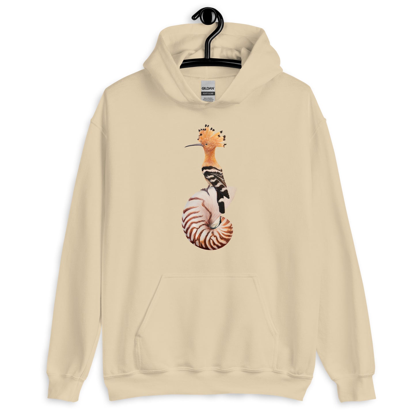 Hoopoe & Nautilus Unisex Hoodie