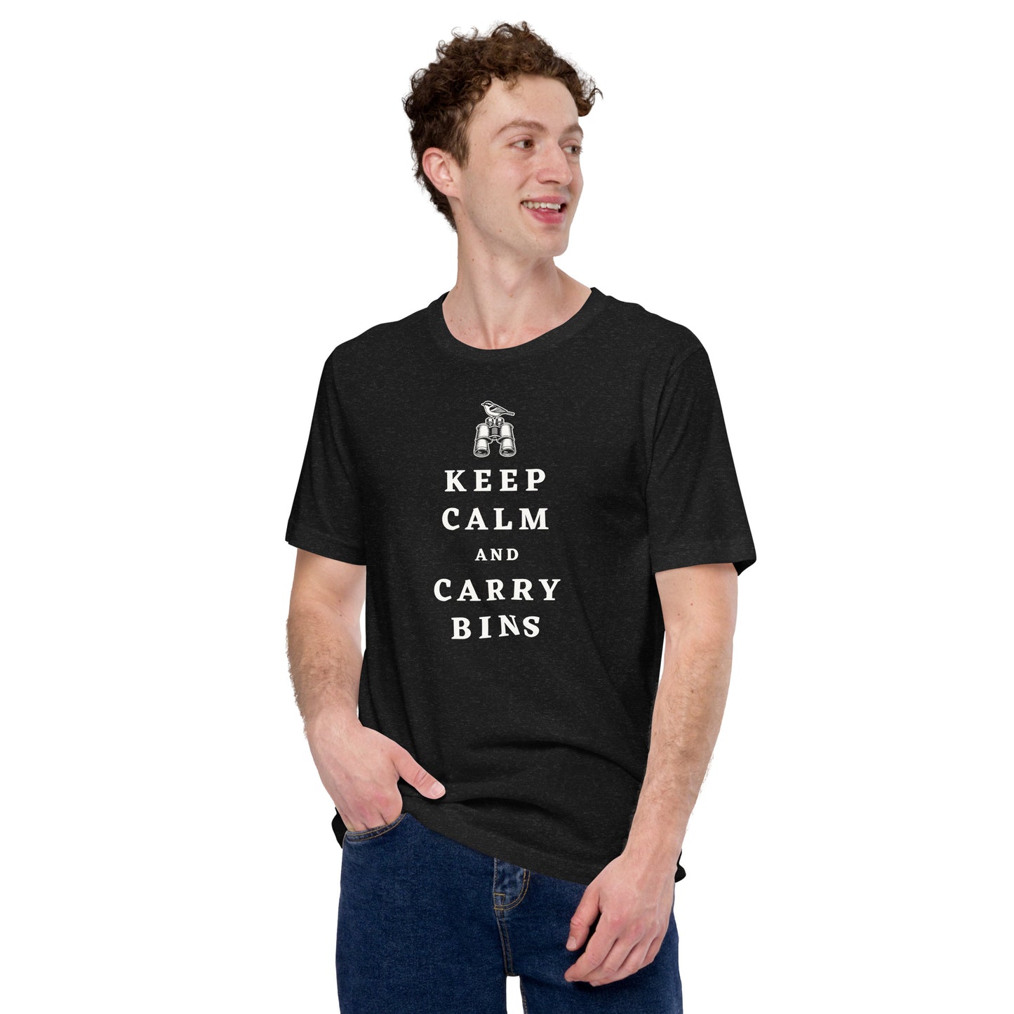 Keep Calm and Carry Bins T-Shirt (Lightweight)