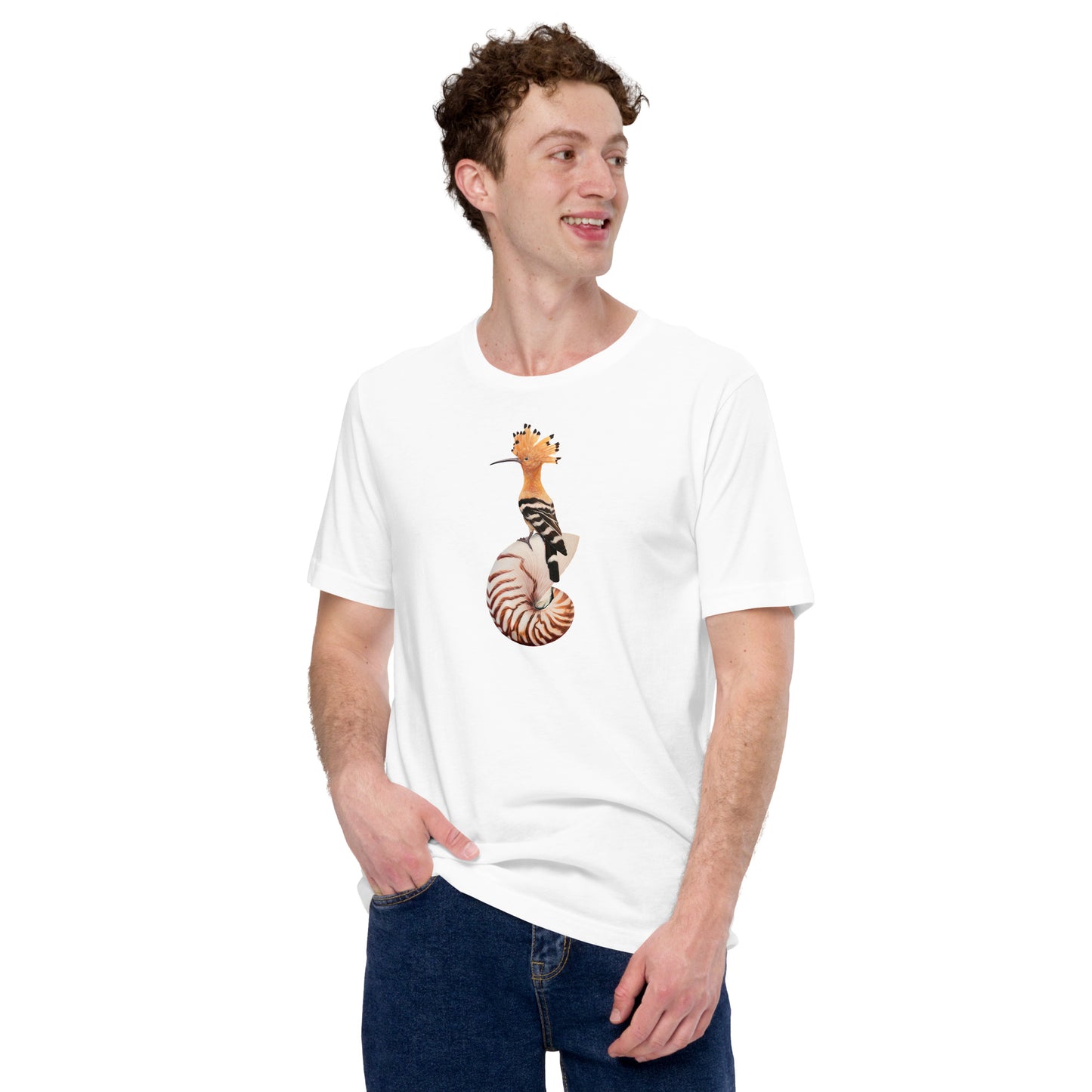 Hoopoe on Nautilus T-Shirt (Lightweight)