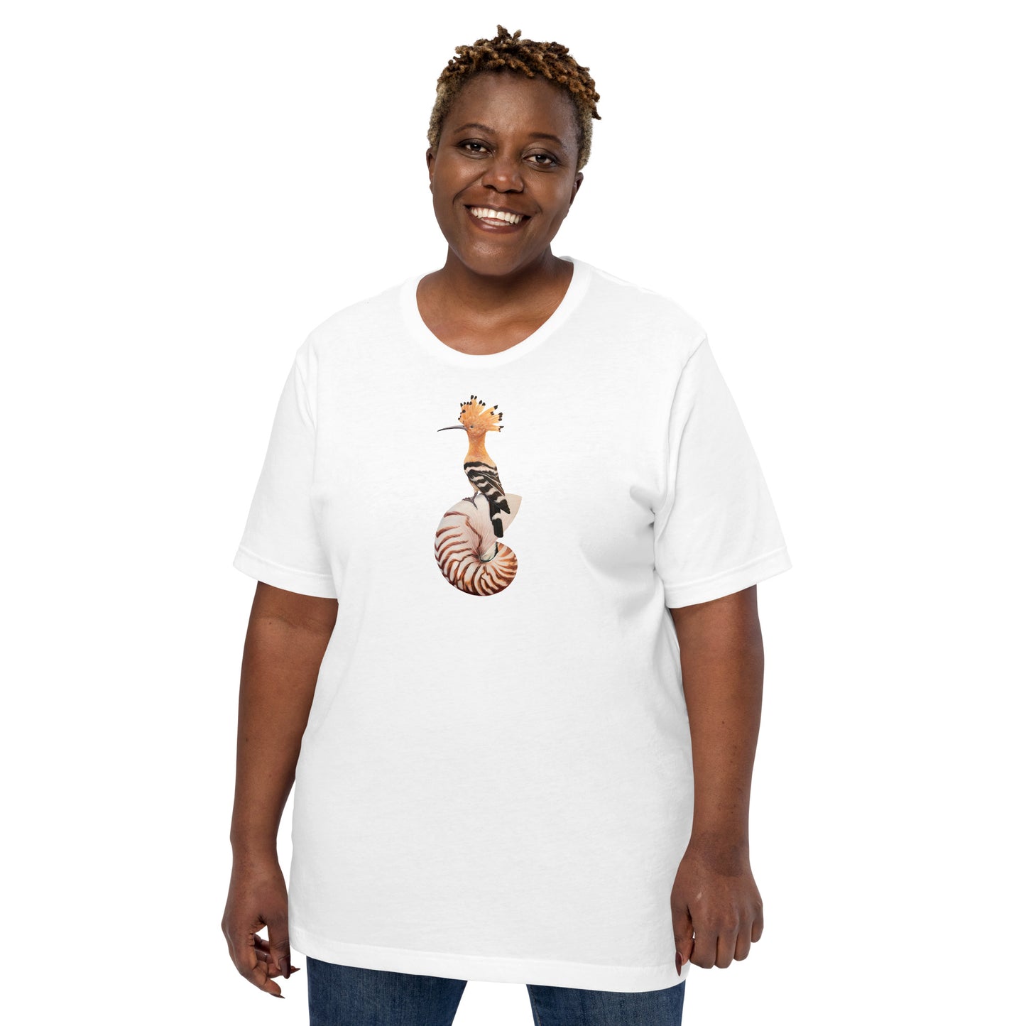 Hoopoe on Nautilus T-Shirt (Lightweight)