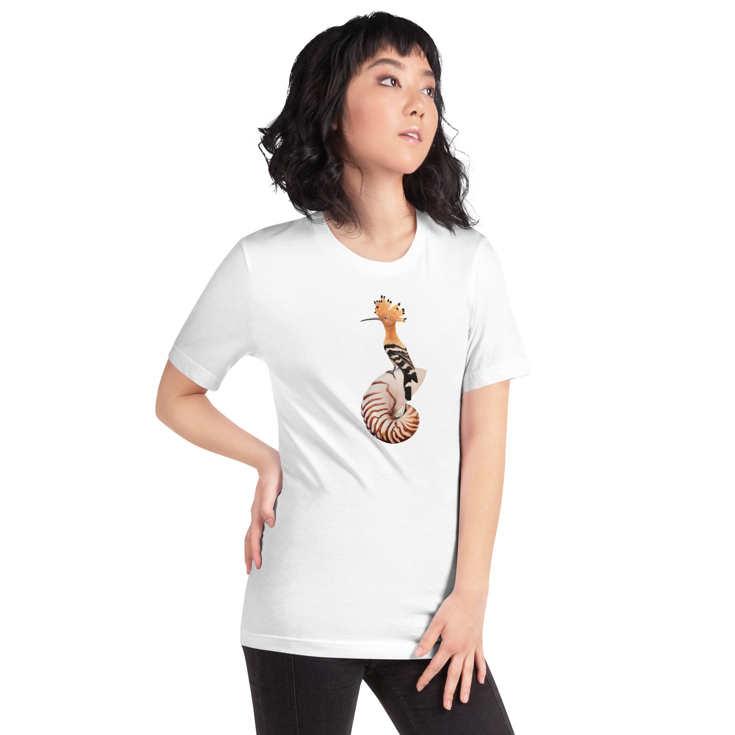 Hoopoe on Nautilus T-Shirt (Lightweight)