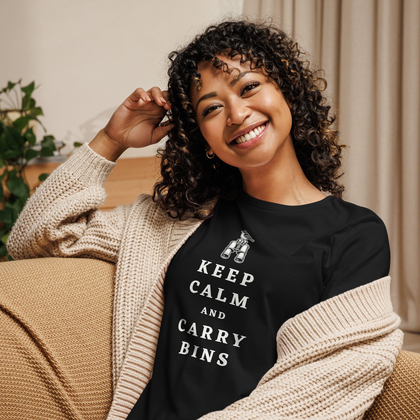 Keep Calm and Carry Bins Women's T-Shirt