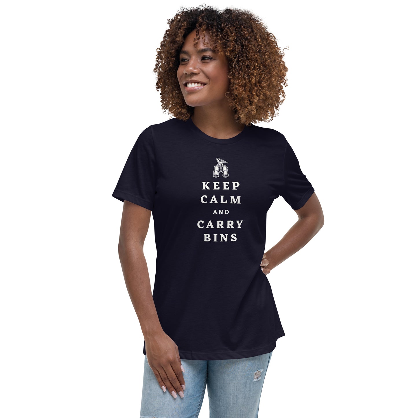 Keep Calm and Carry Bins Women's T-Shirt