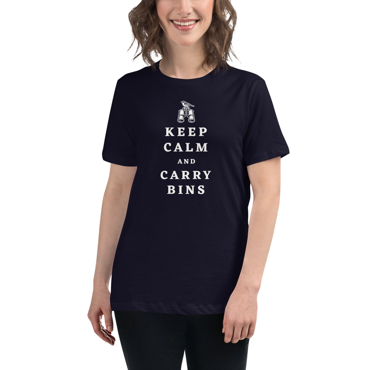 Keep Calm and Carry Bins Women's T-Shirt