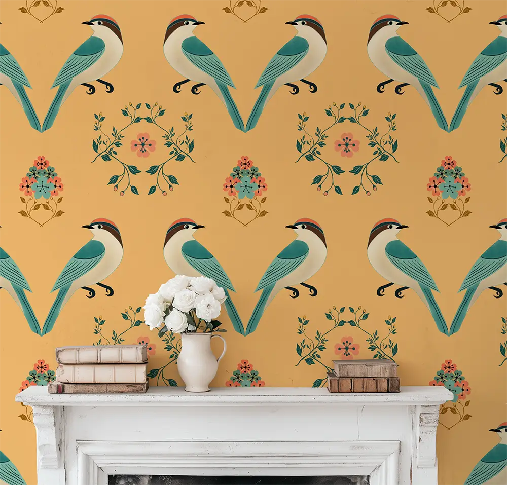 Vintage Storybook Birds Pattern Collection