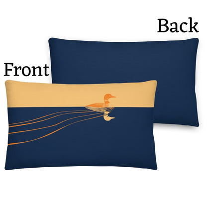 Loon Premium Throw Pillow
