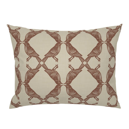 Nature-Inspired Geometric Symmetry of Birds Pillow Sham — Large Scale — default (6)