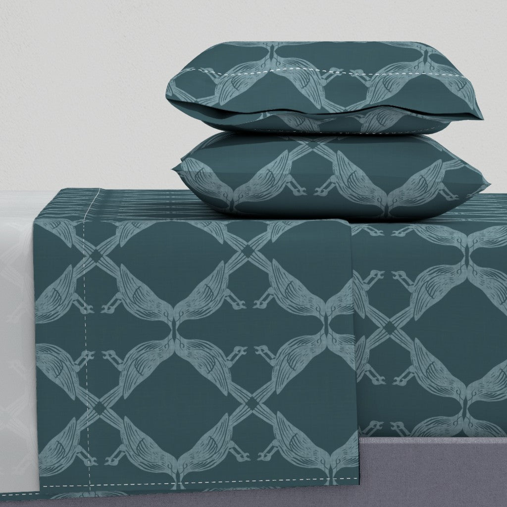 Nature-Inspired Geometric Symmetry of Birds Sheet Set — Large Scale — default
