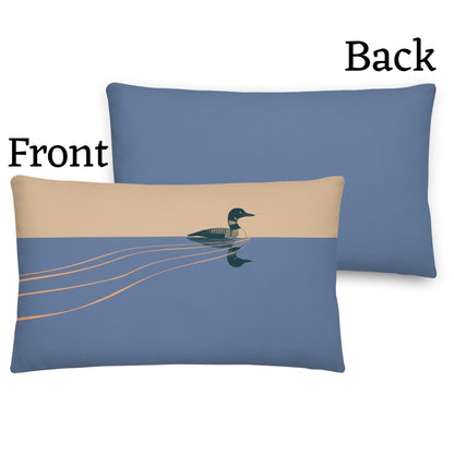 Loon Premium Throw Pillow