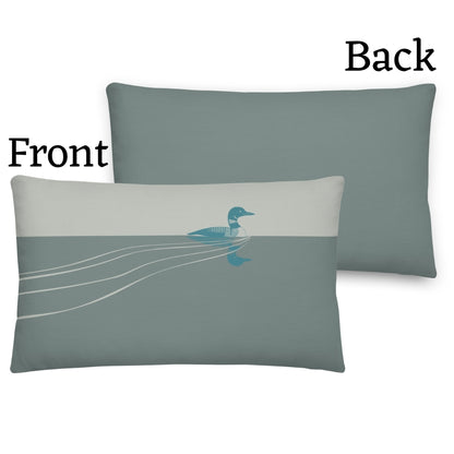 Loon Premium Throw Pillow