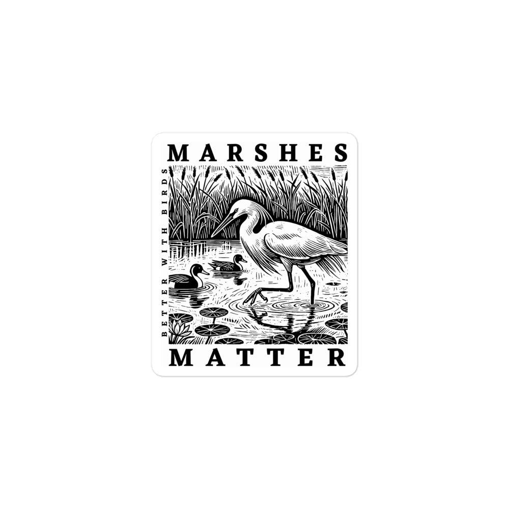 Marshes Matter Sticker – Better With Birds