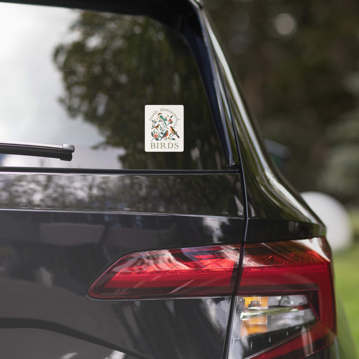 Easily Distracted By Birds Sticker