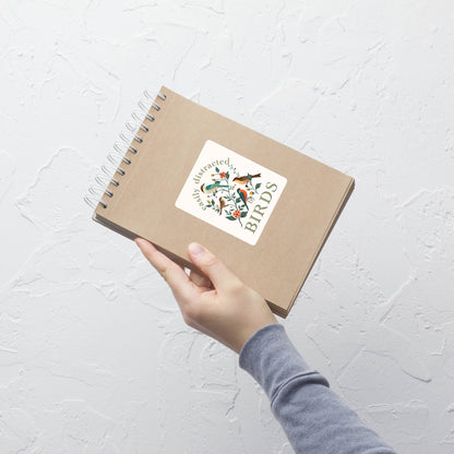 Easily Distracted By Birds Sticker